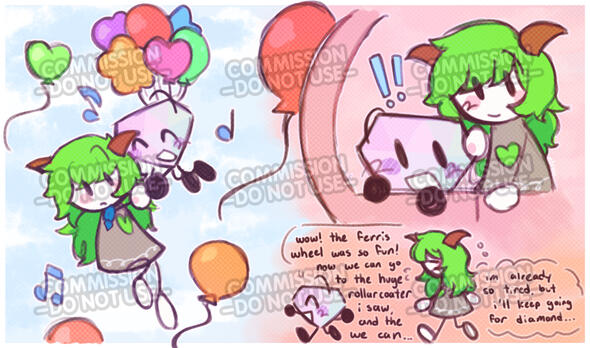 $15 (2 characters, doodle page)